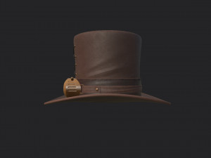 steampunk hat 3D Модель