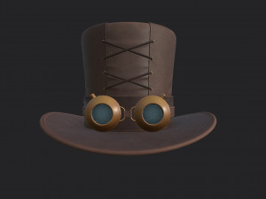steampunk hat 3D Модель