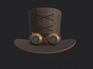 steampunk hat 3D Model