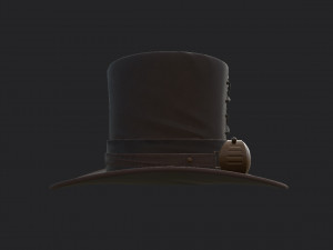 steampunk hat 3D Модель