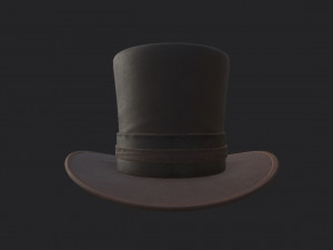steampunk hat 3D Модель