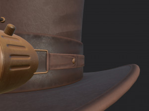 steampunk hat 3D Модель