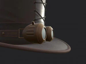 steampunk hat 3D Model