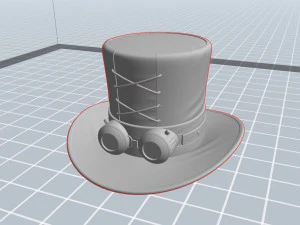 steampunk hat 3D Model