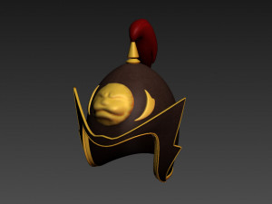 chinese general helmet 3D Model