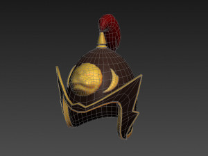 chinese general helmet 3D Model