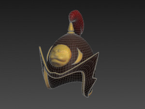 chinese general helmet 3D Model