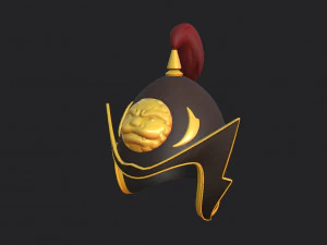 chinese general helmet 3D Model