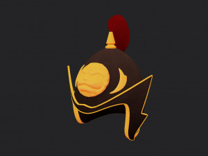 chinese general helmet 3D Model
