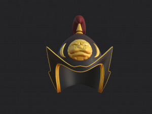 chinese general helmet 3D Model