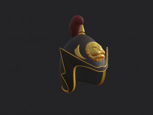 chinese general helmet 3D Model