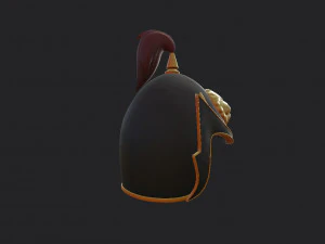 chinese general helmet 3D Model