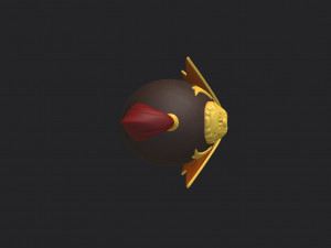 chinese general helmet 3D Model