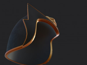 chinese general helmet 3D Model