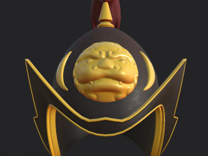 chinese general helmet 3D Model