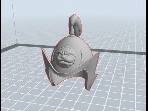 chinese general helmet 3D Model