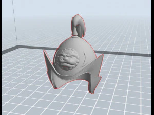 chinese general helmet 3D Model