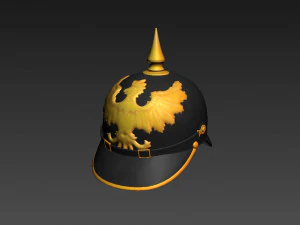 pickelhaube helmet 3D Model