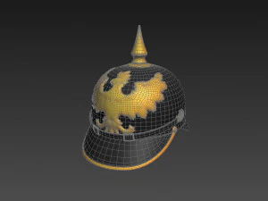 pickelhaube helmet 3D Model