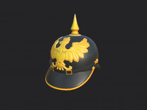 pickelhaube helmet 3D Model