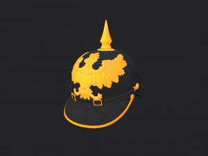 pickelhaube helmet 3D Model
