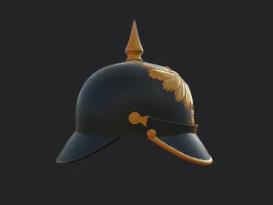 pickelhaube helmet 3D Model