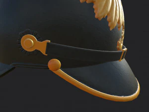 pickelhaube helmet 3D Model
