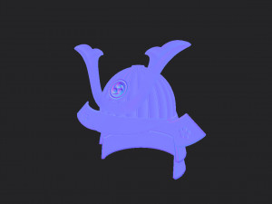samurai helmet 3D Модель