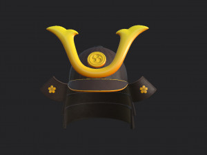 samurai helmet 3D Модель
