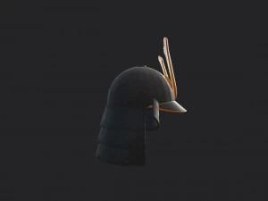 samurai helmet 3D Model