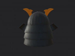 samurai helmet 3D Модель