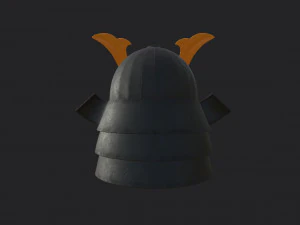 samurai helmet 3D Model