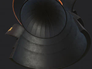 samurai helmet 3D Model