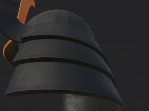 samurai helmet 3D Model