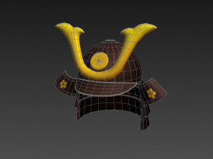 samurai helmet 3D Модель