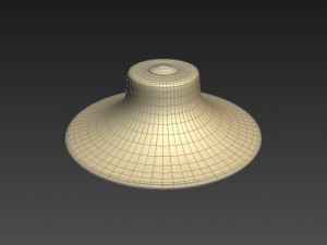thai farmer hat 3D 모델