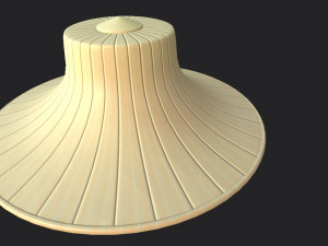 thai farmer hat 3D 모델