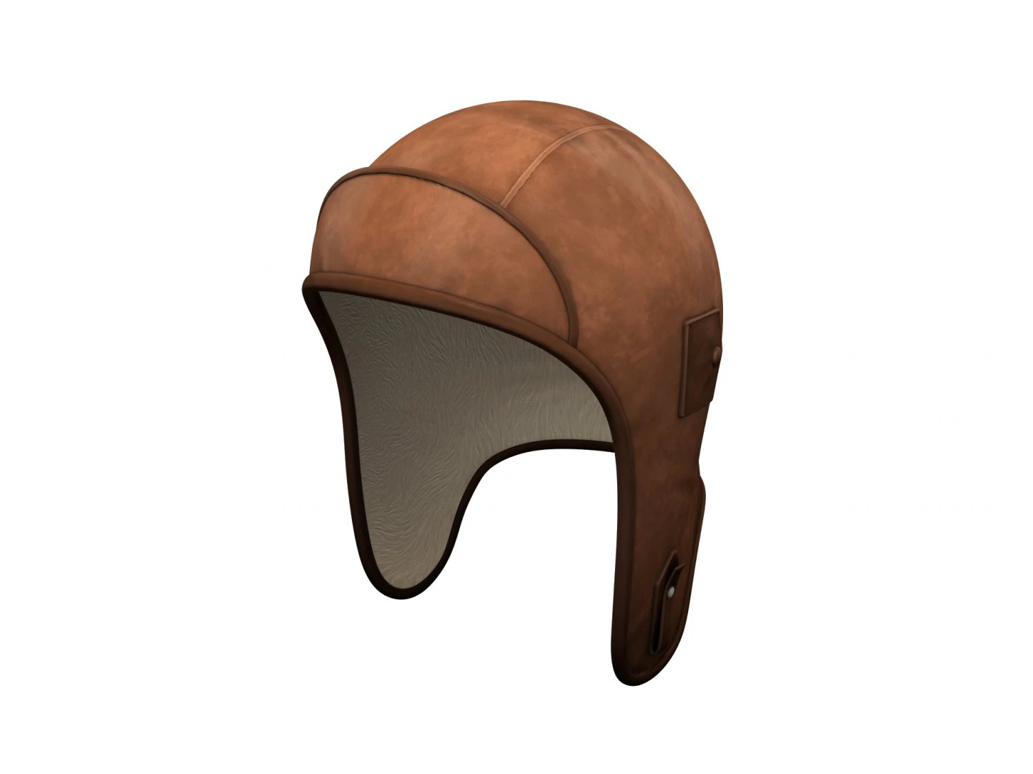 aviator cap 3D Model .c4d .max .obj .3ds .fbx .stl .blend 