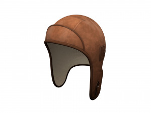 aviator cap 3Dモデル