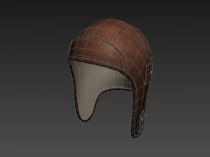 aviator cap 3D Model