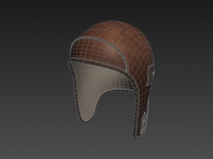 aviator cap 3D-Modell
