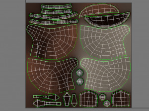 aviator cap 3D-Modell