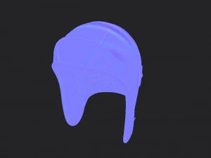 aviator cap 3D Model