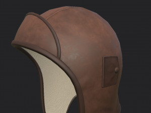 aviator cap 3D-Modell