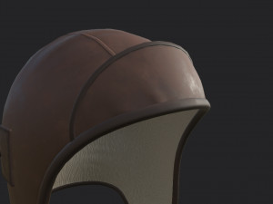 aviator cap 3D-Modell