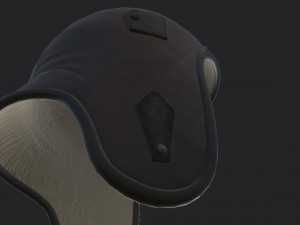 aviator cap 3D-Modell