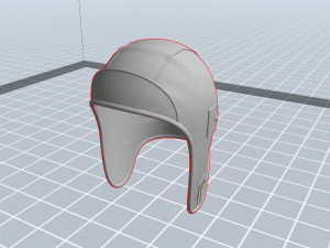 aviator cap 3D-Modell