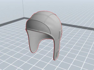 aviator cap 3D Model