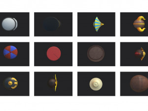 hats and helmet pack 7 3D 模型