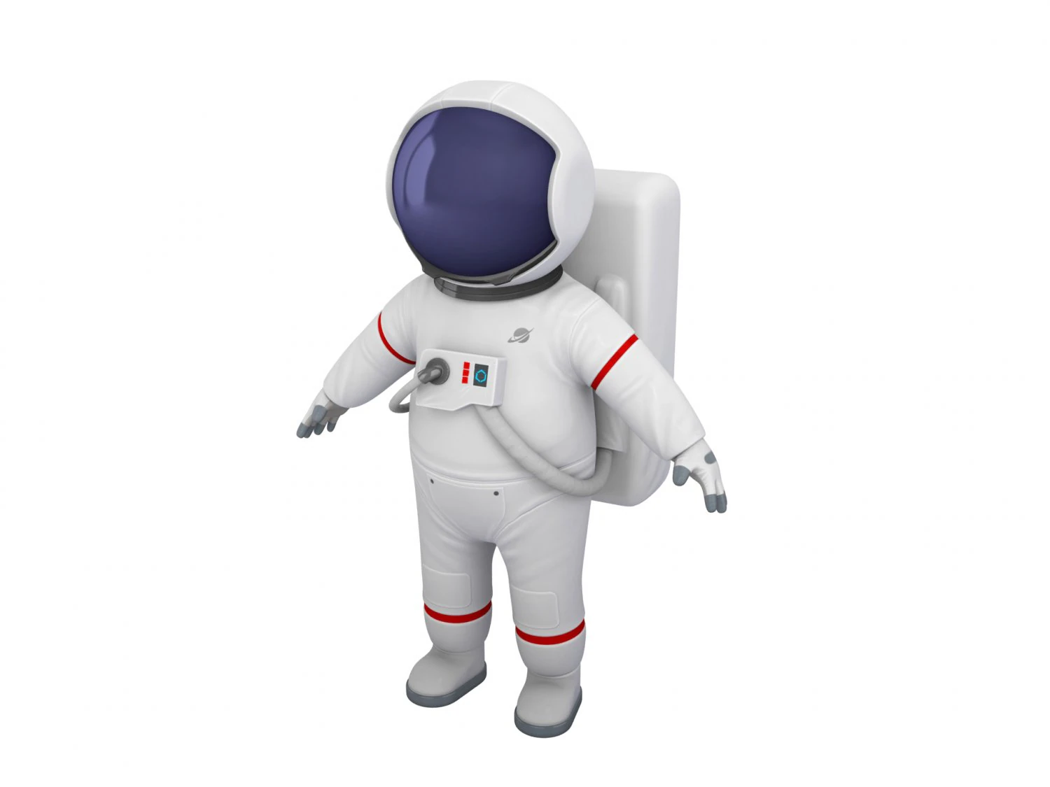 astronaut character 3D Model .c4d .max .obj .3ds .fbx .stl .blend 